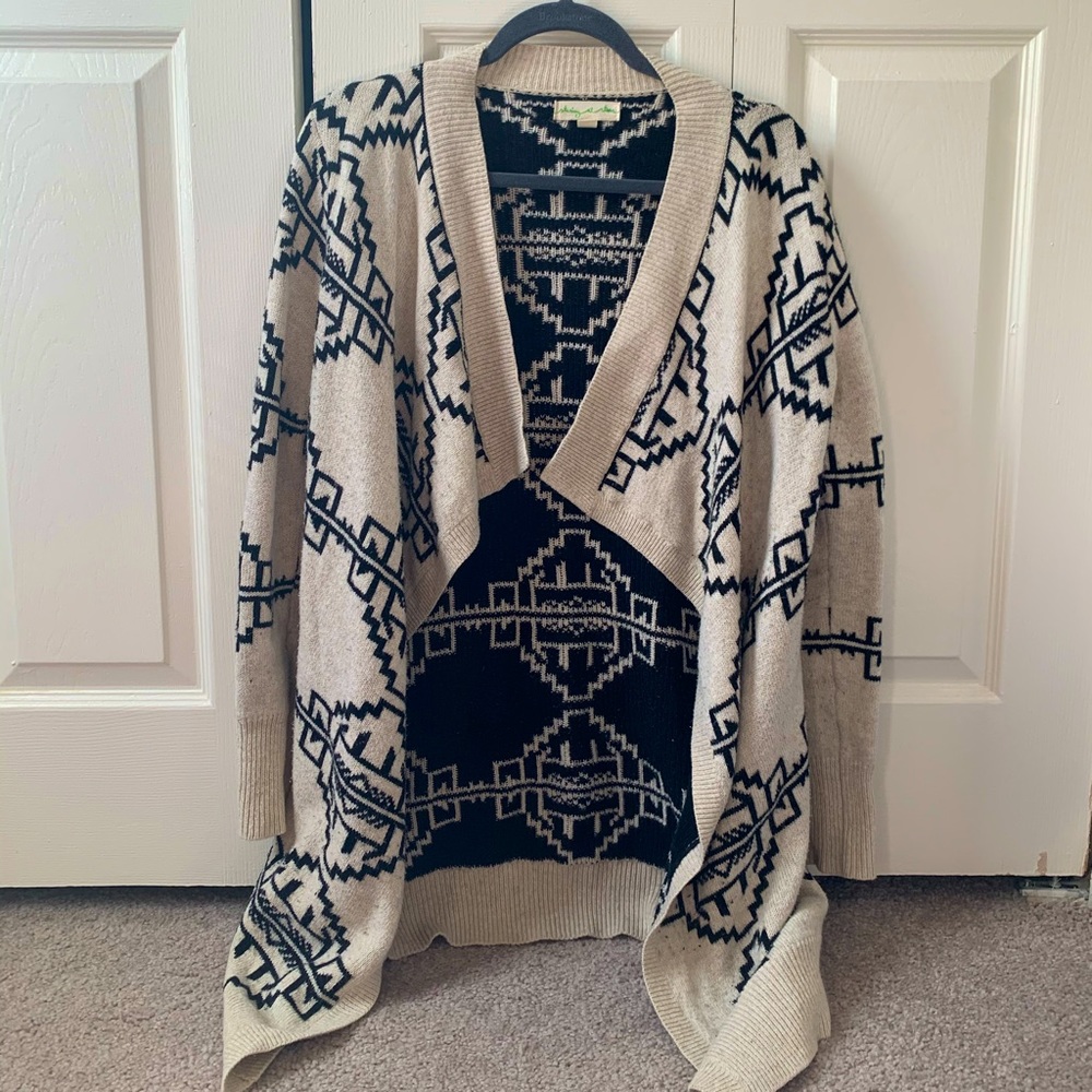 Aztec pattern sweater